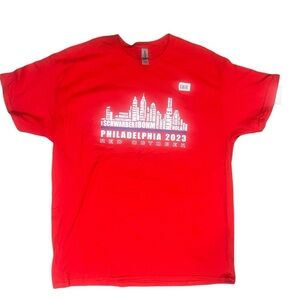 MLB Philadelphia Phillies Red October 2023 Skyline Tee